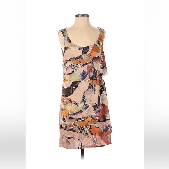 Ali Ra cinch waist watercolor dress, size 2 - Picture 1 of 9